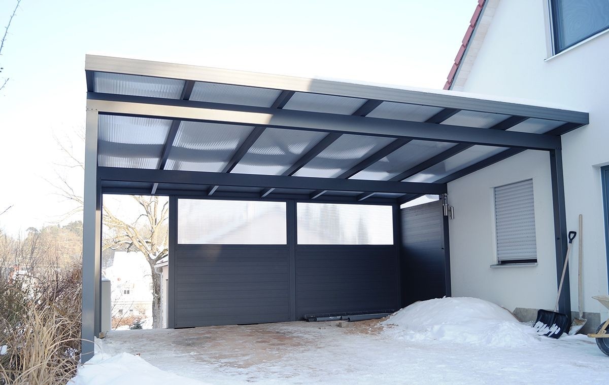 Навес из ЛСТК