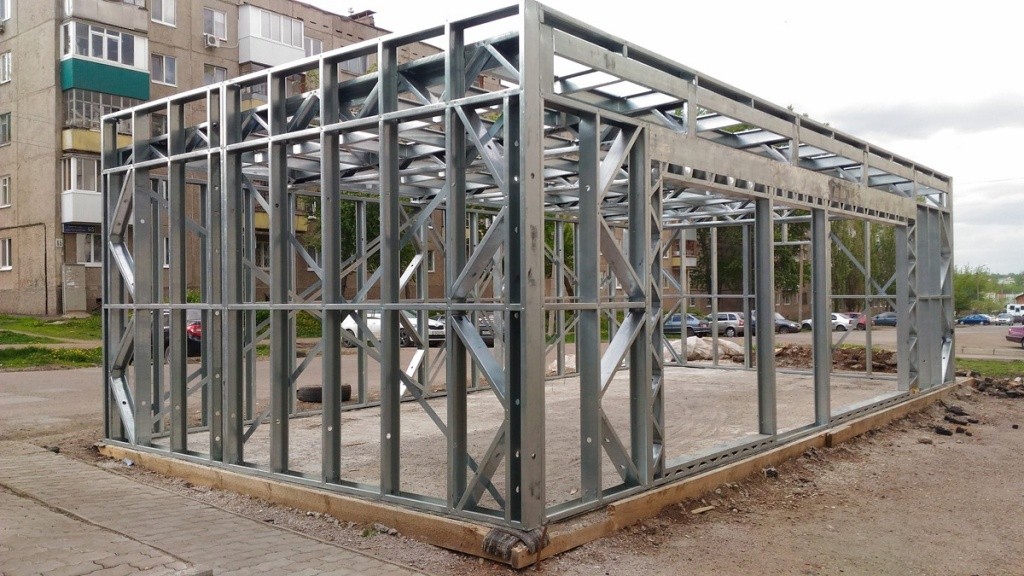 Павильон из ЛСТК