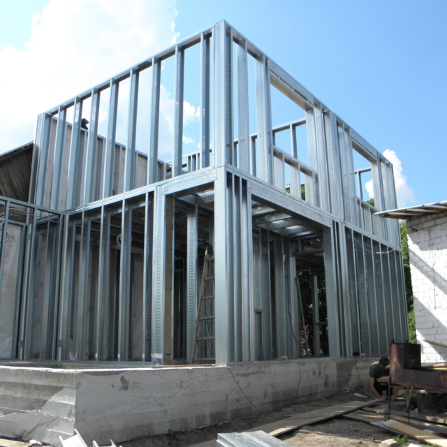 Пристройка из ЛСТК 3