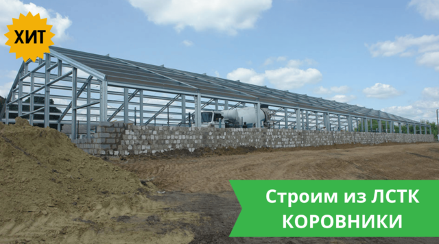 Коровники из ЛСТК