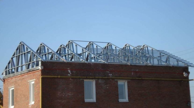 Стропильная система из ЛСТК 1