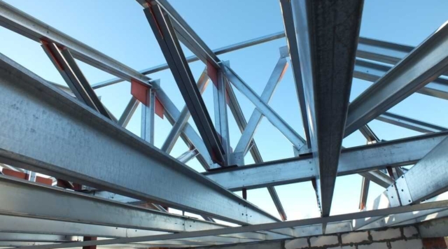 Стропильная система из ЛСТК 3