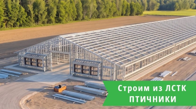 Птичники из ЛСТК