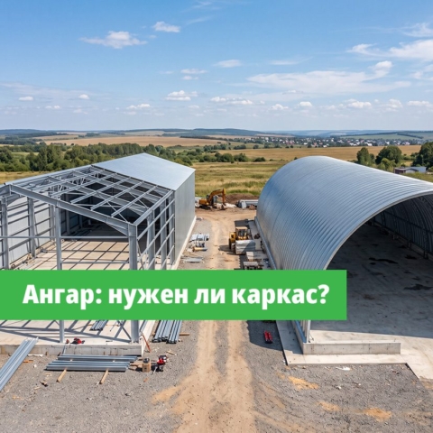 Каркасный или бескаркасный ангар: что выбрать